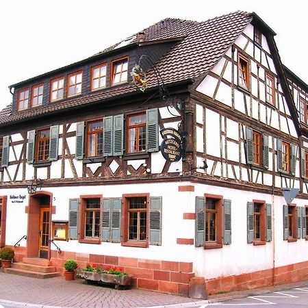 Goldner Engel, Restaurant - Hotel - Metzgerei Laudenbach  エクステリア 写真